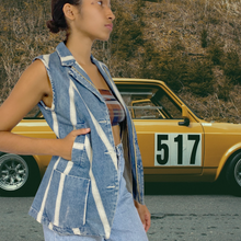 Load image into Gallery viewer, Diesel Style Lab Denim Vest Size S