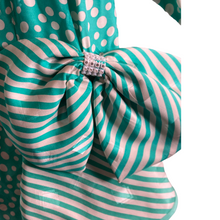 Load image into Gallery viewer, Junnie Leigh - 80s Silk Jacquard Polka Dot Print Midi Dress | Junnie Leigh - Shop Vintage Dresses