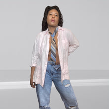 Load image into Gallery viewer, Vintage Blue Stripe Guy Laroche Paris for B. Altman & Co Stripe Neck Tie