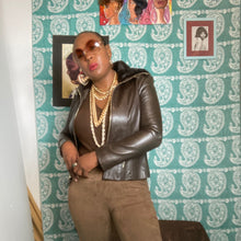 Load image into Gallery viewer, 80s _Vintage _Leather_Jackets_Brown _Leather_Jacket