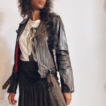 Load image into Gallery viewer, American_Eagle _Outfitters_Brown _Leather_Moto_Jacket_Biker_Jackets