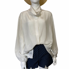Load image into Gallery viewer, 70’s Secretary Blouse Sophistication Lady Manhattan
