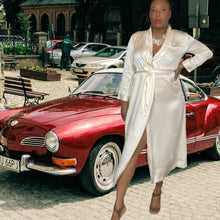 Load image into Gallery viewer, Chambers Silk Robe Size L