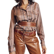 Load image into Gallery viewer, Tucci Vintage 1960s Silk Blouse Size S