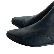 Load image into Gallery viewer, Vince Chelsea Black Leather Booties Size