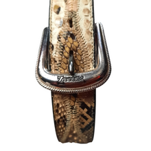 Load image into Gallery viewer, Wehmeiers New Orleans Geniune Snake Skin Belts Size M