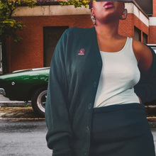 Load image into Gallery viewer, 90's Green Izod Cardigan, Sz L