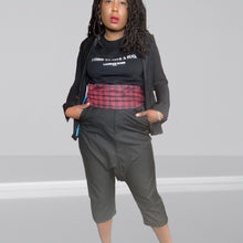Load image into Gallery viewer, Those Days Draped Crotch Pants size M