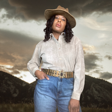 Load image into Gallery viewer, Lewmagram Suede Bodysuit Size L