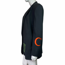 Load image into Gallery viewer, Vintage Linen Roman Numerals Blazer Size L