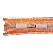 Load image into Gallery viewer, Vintage Fashion Fair Croc Embossed Cosmetic Binder