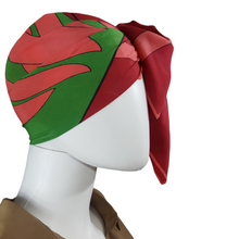 Load image into Gallery viewer, Gres Windowpane Flower Silk Scarf