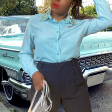 Load image into Gallery viewer, Susan Hutton Pearl Collar Blouse Size 12