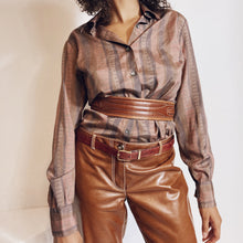 Load image into Gallery viewer, Mark Cross Italy Vintage Wide Leather Belt size M