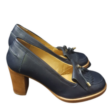 Load image into Gallery viewer, A.P.C. Tassle Loafers, Blue Size 38