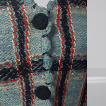 Load image into Gallery viewer, 70s Vintage Plaid Blazer Adolfo Blazer Size M