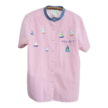 Load image into Gallery viewer, 80s The Quaker Factory Shirt sz. M