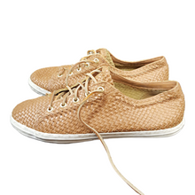 Load image into Gallery viewer, Talbots Hilly Leather Woven Sneakers Size 9.5