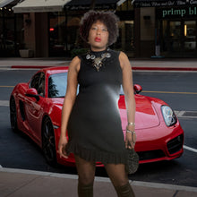 Load image into Gallery viewer, Crissa Linea Italiana Silk Knit Dress size S