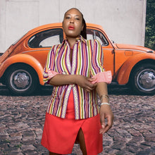 Load image into Gallery viewer, 70s Beene Bazaar Button Down Shirt size 12