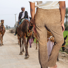 Load image into Gallery viewer, Santacroce Firenze Printed Suede Leather Trousers Size 42