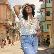 Load image into Gallery viewer, Vintage Panama Straw Hat