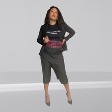 Load image into Gallery viewer, Those Days Draped Crotch Pants size M