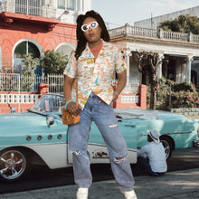 Load image into Gallery viewer, Bahamas MFG. Co Print Shirt.Size M