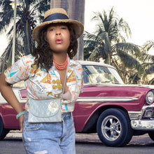 Load image into Gallery viewer, Vintage Panama Straw Hat