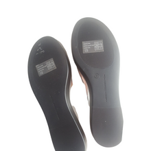 Load image into Gallery viewer, French Connection Silver Mirrored Pepper Slides size 10