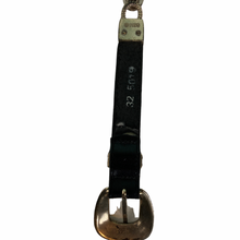 Load image into Gallery viewer, Vintage Leather and Sterling Silver Belt Size M