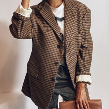 Load image into Gallery viewer, Polo Ralph Lauren Wool Houndstooth Riding Blazer Size Large