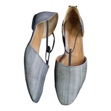 Load image into Gallery viewer, Giorgio Armani Silk Pointy Toe D' Orsay Flats