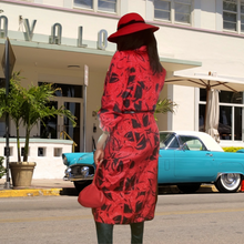 Load image into Gallery viewer, Jonathan Martin Jacquard Midi Dress Size L