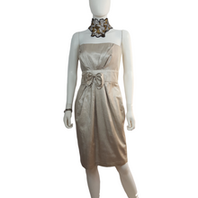 Load image into Gallery viewer, Badgley Mischka Strapless Cocktail Dress Size 10
