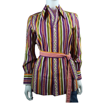 Load image into Gallery viewer, 70s Beene Bazaar Button Down Shirt size 12