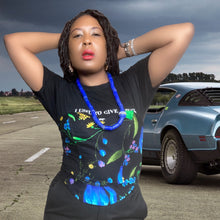 Load image into Gallery viewer, Black Floral Sweetheart Bustier Top sz. M