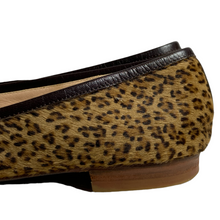 Load image into Gallery viewer, Manolo Blahnik Calf Hair Leopard Print Flats