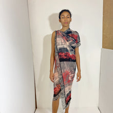 Load image into Gallery viewer, Jean Paul Gaultier Maille Classique Paris Vintage Tatoo Sheer Mesh Print Scarf/Dress