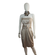 Load image into Gallery viewer, Badgley Mischka Strapless Cocktail Dress Size 10