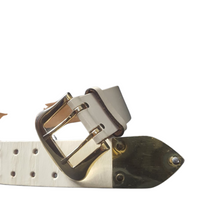 Load image into Gallery viewer, Saks Fifth Avenue Leather Belt Size S