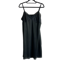 Load image into Gallery viewer, Vintage Black Slip Dress Size Large