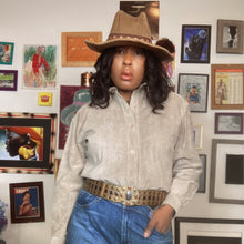 Load image into Gallery viewer, Lewmagram Suede Bodysuit Size L