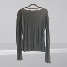 Load image into Gallery viewer, 90s Christian Dior Black Jersey Knit Top
