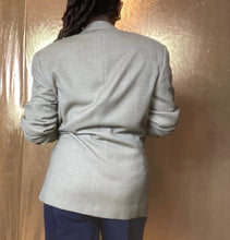 Load image into Gallery viewer, Mario Caldi Lanifico Fili Cerruti Wool Jacquard Blazer Size 50/L