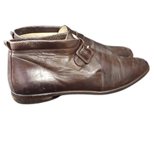 Load image into Gallery viewer, Bally Leather Gatsby Booties Brown, sz. 8 1/2
