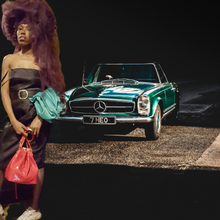 Load image into Gallery viewer, 1960s Silk Chiffon Short Draped Cocktail Dress Large Floret Silk Tafetta, sz S