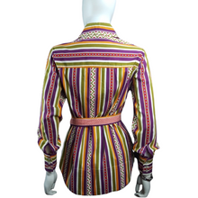 Load image into Gallery viewer, 70s Beene Bazaar Button Down Shirt size 12