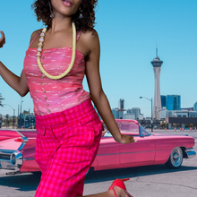 Load image into Gallery viewer, Gingham Plaid Board Shorts Size M