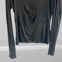Load image into Gallery viewer, 90s Christian Dior Black Jersey Knit Top